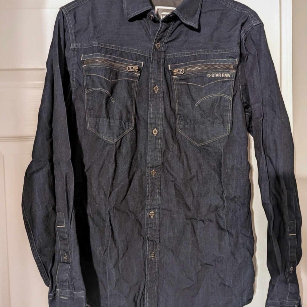 G-Star Dark Indigo Denim Shirt
